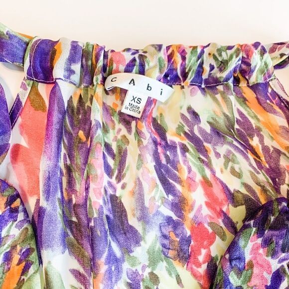 🍋 CAbi • Multi-Colored Pattern Tank Top - Picture 6 of 12